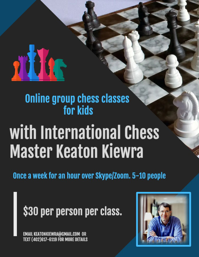 group chess class flyer